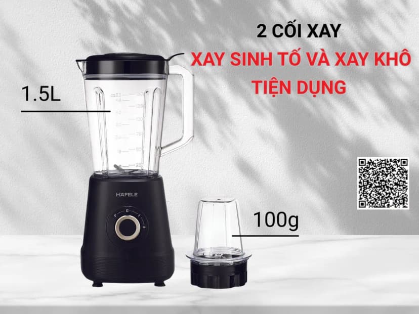 So sánh giá Máy xay sinh tố đa năng Hafele HS-B1521TB (535.44.163) - Tìm sản phẩm giá rẻ nhất - Ảnh 6