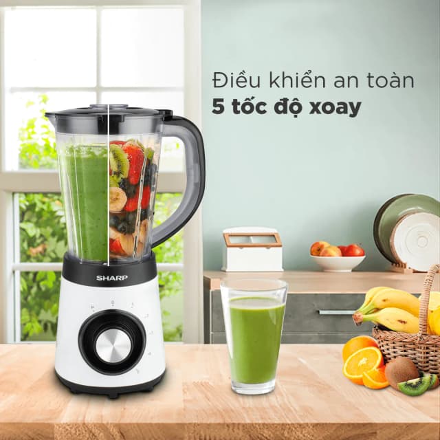 Top 1 so sánh giá Máy xay sinh tố đa năng Sharp EM-SG1000-BK - Tìm sản phẩm giá rẻ nhất - Ảnh 7