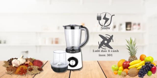Top 1 so sánh giá Máy xay sinh tố đa năng Sharp EM-SG1001-WH - Tìm sản phẩm giá rẻ nhất - Ảnh 9