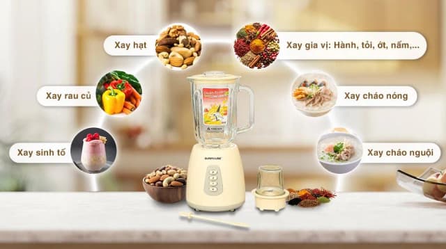 So sánh giá Máy xay sinh tố đa năng Sunhouse SHD5120DMX rẻ nhất? - Ảnh 5