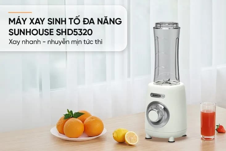 So sánh giá Máy xay sinh tố đa năng Sunhouse SHD5320 - 2 cối - Tìm sản phẩm giá rẻ nhất - Ảnh 1