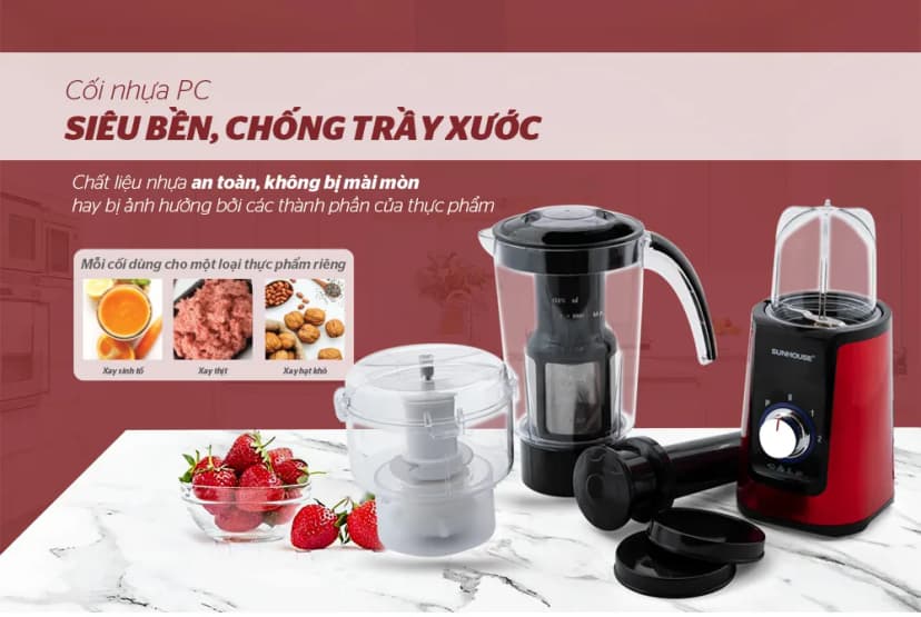 So sánh giá Máy xay sinh tố đa năng Sunhouse SHD5320 - 2 cối - Tìm sản phẩm giá rẻ nhất - Ảnh 14