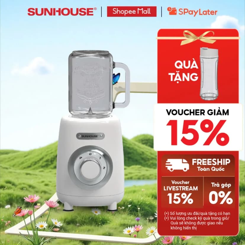 So sánh giá Máy xay sinh tố đa năng Sunhouse SHD5320 - 2 cối - Tìm sản phẩm giá rẻ nhất - Ảnh 5