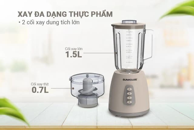Top 1 so sánh giá Máy xay sinh tố đa năng Sunhouse SHD5331 - Tìm sản phẩm giá rẻ nhất - Ảnh 7