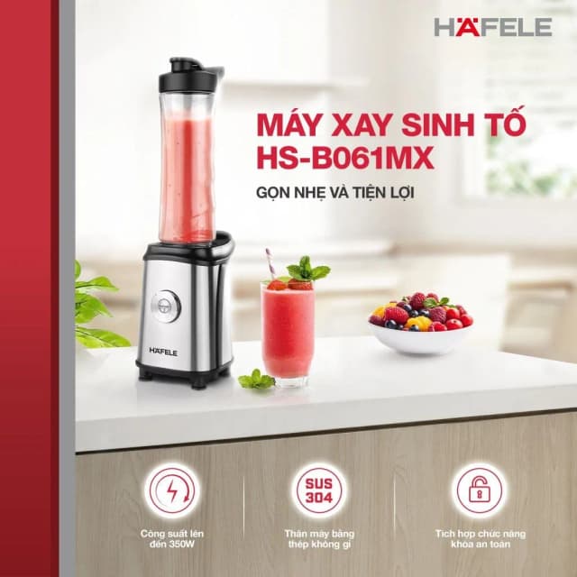 So sánh giá Máy xay sinh tố Hafele HS-B061MX (535.43.293) rẻ nhất? - Ảnh 4