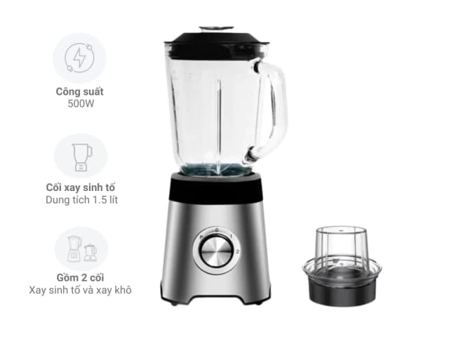 So sánh giá Máy xay sinh tố Hafele HS-B1531TX (535.44.162) rẻ nhất? - Ảnh 6