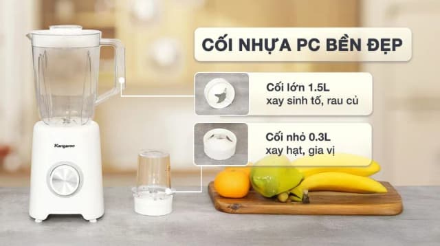 So sánh giá Máy xay sinh tố đa năng Kangaroo KGBL2P2 rẻ nhất? - Ảnh 7
