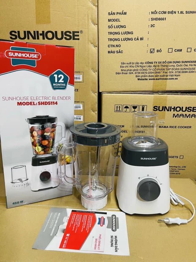 So sánh giá Máy xay sinh tố đa năng Sunhouse SHD5114 rẻ nhất? - Ảnh 20