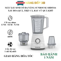 So sánh giá Máy xay sinh tố đa năng Sunhouse SHD5316 - Tìm sản phẩm giá rẻ nhất - Ảnh 3