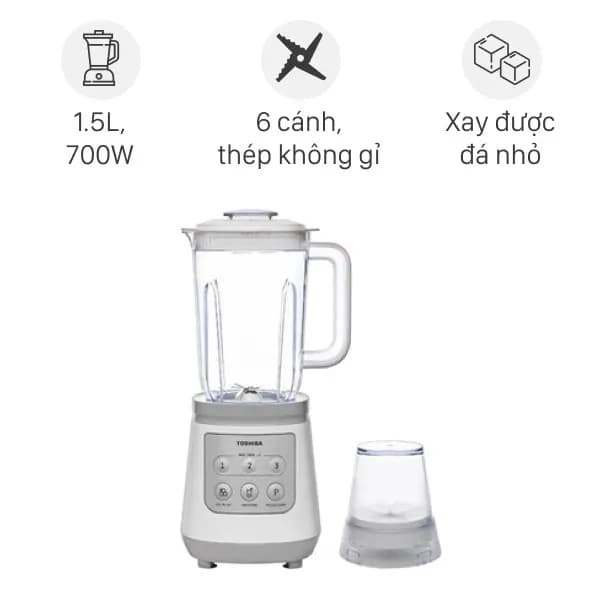 So sánh giá Máy xay sinh tố đa năng Toshiba BL-70PR1NV rẻ nhất? - Ảnh 3