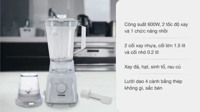 So sánh giá Máy xay sinh tố đa năng Toshiba MX-60T(H) rẻ nhất? - Ảnh 12
