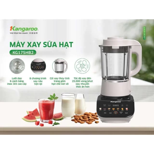 So sánh giá Máy xay sữa hạt đa năng Kangaroo KGHB1G rẻ nhất? - Ảnh 6