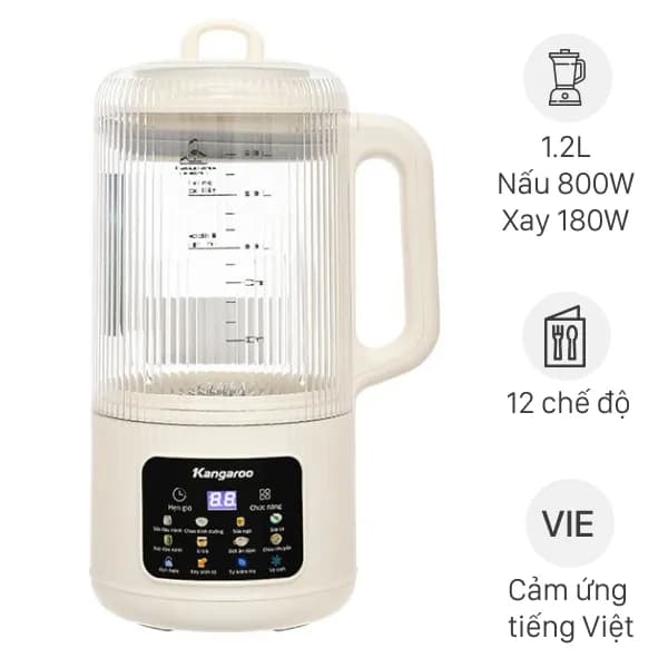 So sánh giá Máy xay sữa hạt đa năng Kangaroo KGHB12D1ECO rẻ nhất? - Ảnh 3