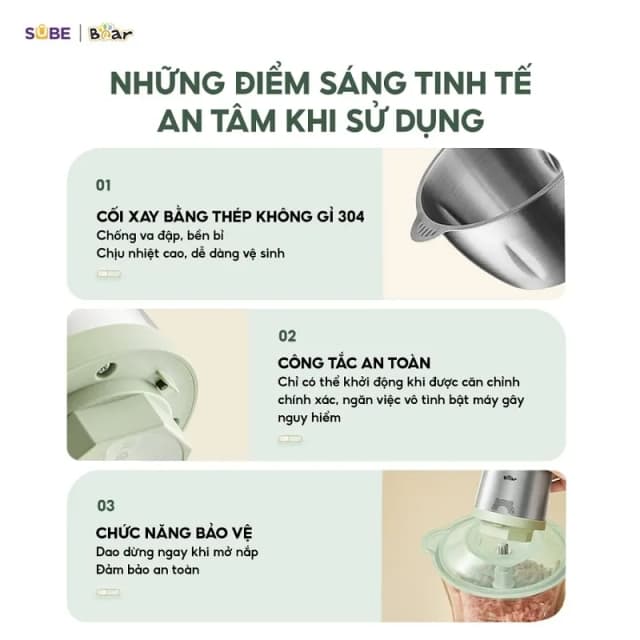 So sánh giá Máy xay thịt Bear CH-5H03P36 300W 1.8 lít rẻ nhất? - Ảnh 20