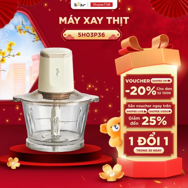 So sánh giá Máy xay thịt Bear CH-5H03P36 300W 1.8 lít rẻ nhất? - Ảnh 7