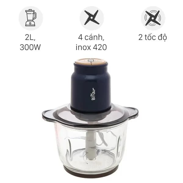So sánh giá Máy xay thịt đa năng Bear QSJ-B02Q1 300W 2 lít rẻ nhất? - Ảnh 4