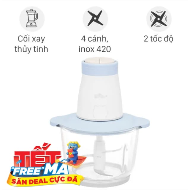 So sánh giá Máy xay thịt đa năng Bear QSJ-B02Q1 300W 2 lít rẻ nhất? - Ảnh 7