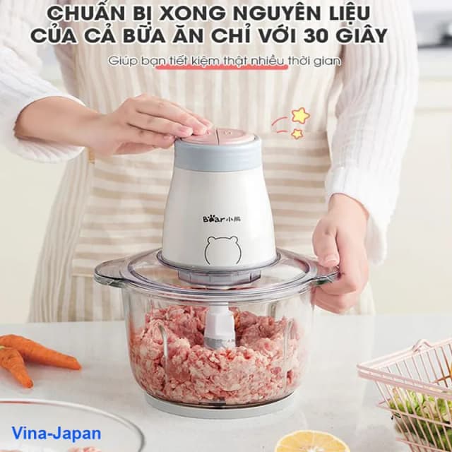 So sánh giá Máy xay thịt đa năng Bear QSJ-B02Q1 300W 2 lít rẻ nhất? - Ảnh 10