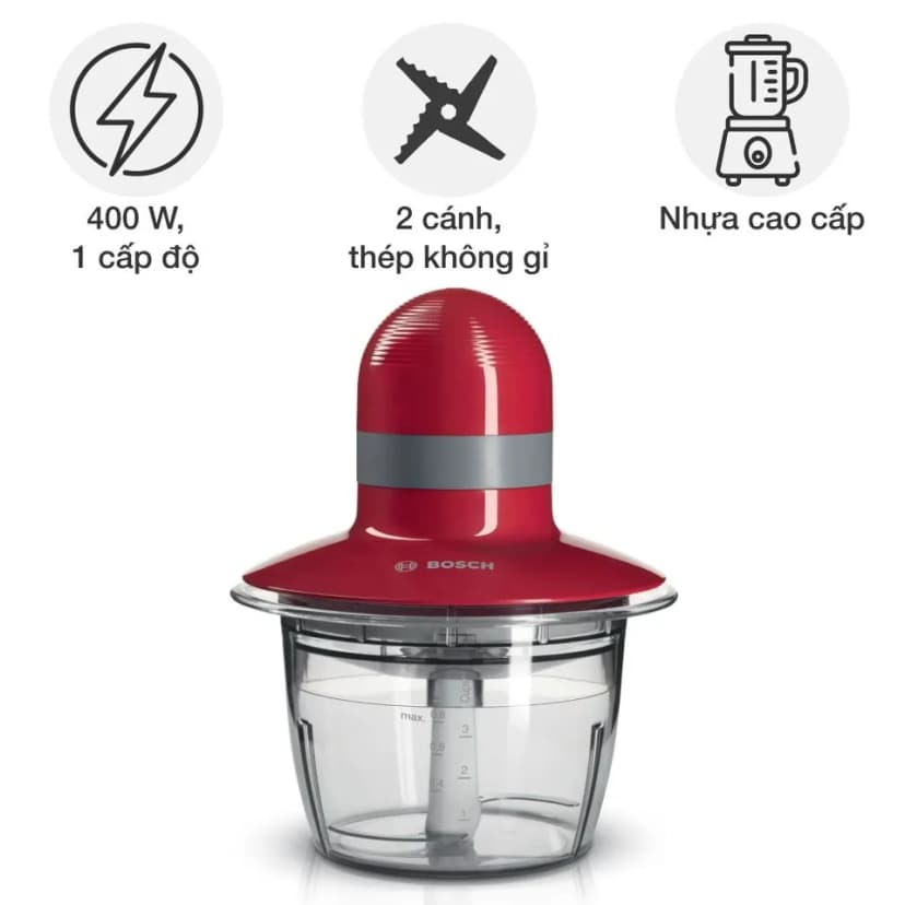 So sánh giá Máy xay thịt đa năng Bosch MMR08R2 400W 0.8 lít - Tìm sản phẩm giá rẻ nhất - Ảnh 6