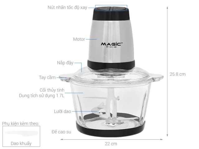 So sánh giá Máy xay thịt đa năng Magic A-001 rẻ nhất? - Ảnh 5