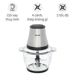 Máy xay thịt đa năng Philips HR1503/00 2 lít - Ảnh 10