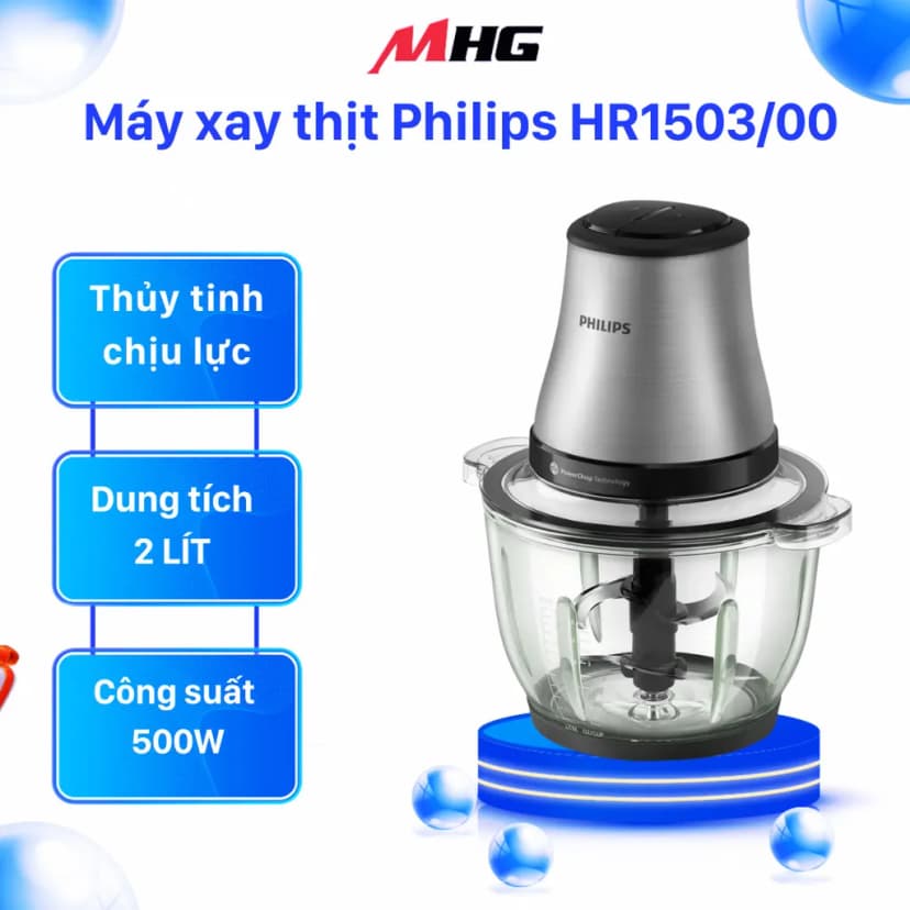 Máy xay thịt đa năng Philips HR1503/00 2 lít - Giá rẻ nhất hôm nay - Ảnh 14