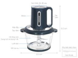 So sánh giá Máy xay thịt đa năng Sunhouse SHD5405 350W 1.8 lít - Tìm sản phẩm giá rẻ nhất - Ảnh 12