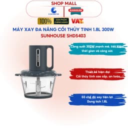 So sánh giá Máy xay thịt đa năng Sunhouse SHD5405 350W 1.8 lít - Tìm sản phẩm giá rẻ nhất - Ảnh 6