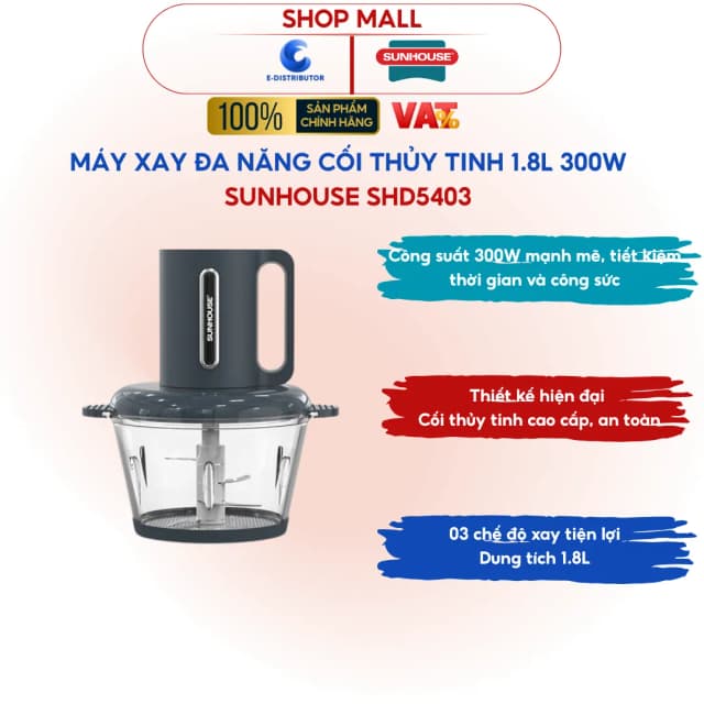 Top 1 so sánh giá Máy xay thịt đa năng Sunhouse SHD5405 350W 1.8 lít - Tìm sản phẩm giá rẻ nhất - Ảnh 6