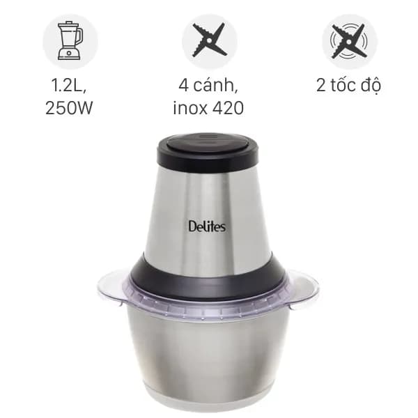 So sánh giá Máy xay thịt đa năng Delites LH101B 250W 1.2 lít rẻ nhất? - Ảnh 4