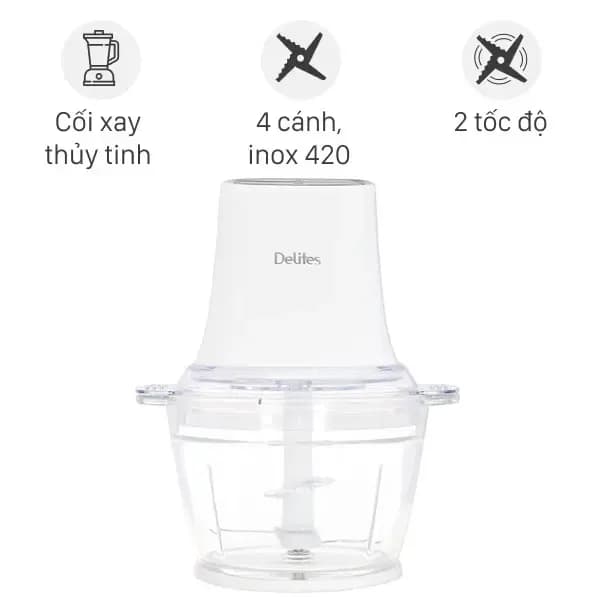 So sánh giá Máy xay thịt đa năng Delites MC390E-N 400W 1.2 lít - Tìm sản phẩm giá rẻ nhất - Ảnh 2