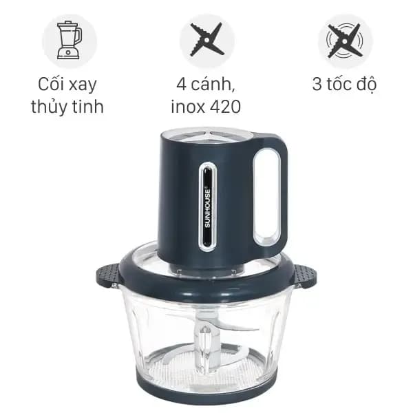 Máy xay thịt đa năng Sunhouse SHD5403 300W 1.8 lít - Ảnh 9