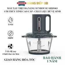 So sánh giá Máy xay thịt đa năng Sunhouse SHD5403 300W 1.8 lít - Tìm sản phẩm giá rẻ nhất - Ảnh 5