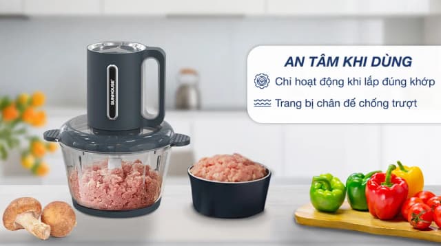 So sánh giá Máy xay thịt đa năng Sunhouse SHD5403 300W 1.8 lít rẻ nhất? - Ảnh 9