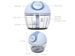 So sánh giá Máy xay tỏi ớt Inochi Yoko 0.21 lít - Tìm sản phẩm giá rẻ nhất - Ảnh 3