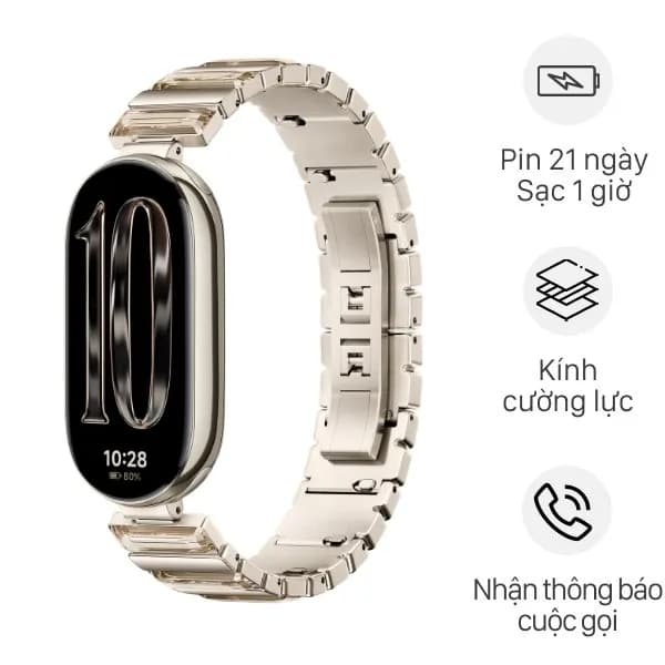 So sánh giá Vòng đeo tay thông minh Mi Band 10 viền nhôm dây kim loại rẻ nhất? - Ảnh 2