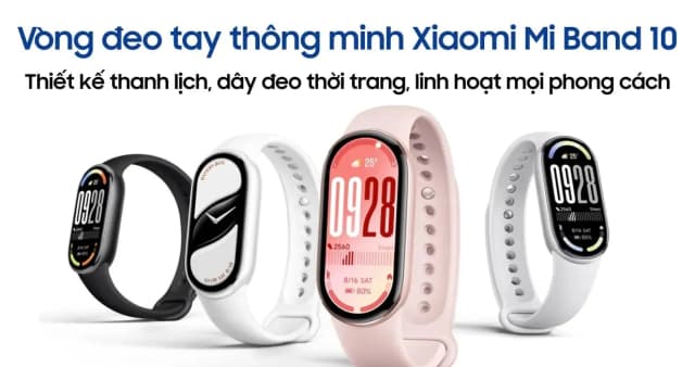 So sánh giá Vòng đeo tay thông minh Mi Band 10 viền nhôm dây kim loại rẻ nhất? - Ảnh 11
