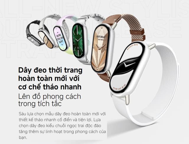 So sánh giá Vòng đeo tay thông minh Mi Band 10 viền nhôm dây kim loại rẻ nhất? - Ảnh 15