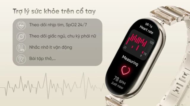 So sánh giá Vòng đeo tay thông minh Mi Band 10 viền nhôm dây kim loại rẻ nhất? - Ảnh 10