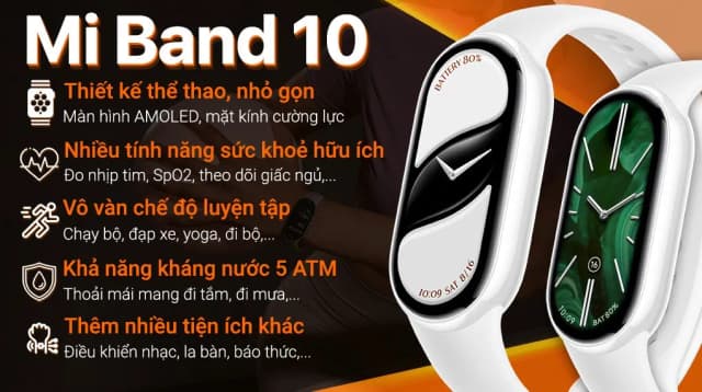 So sánh giá Vòng đeo tay thông minh Mi Band 10 viền gốm rẻ nhất? - Ảnh 7