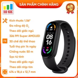 So sánh giá Vòng đeo tay thông minh Mi Band 6 Đen - Tìm sản phẩm giá rẻ nhất - Ảnh 4