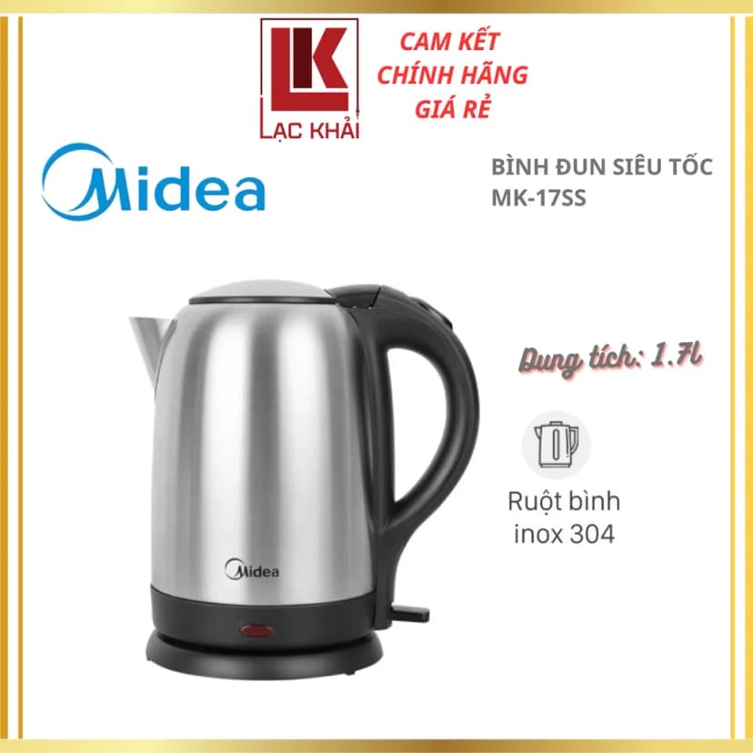 So sánh giá Bình đun siêu tốc Midea 1.7 lít MK-1523DD - Tìm sản phẩm giá rẻ nhất - Ảnh 16