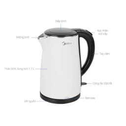 So sánh giá Bình đun siêu tốc Midea 1.7 lít MK-1523DD - Tìm sản phẩm giá rẻ nhất - Ảnh 5