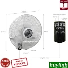 So sánh giá Quạt treo tường Midea 3 cánh FW40 7JR 55W rẻ nhất? - Ảnh 17