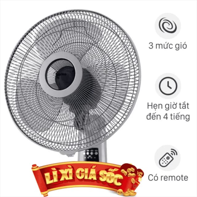 So sánh giá Quạt treo tường Midea 3 cánh FW40 7JR 55W rẻ nhất? - Ảnh 9