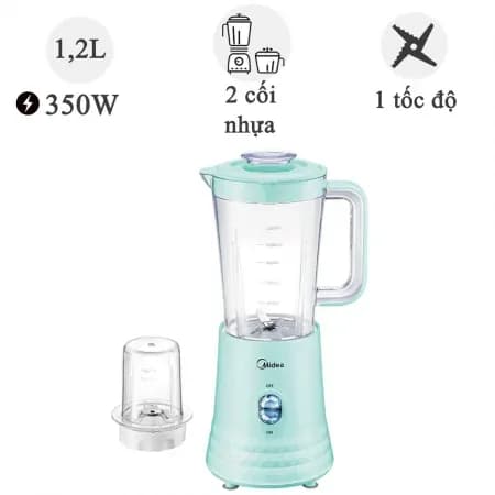 So sánh giá Máy xay sinh tố đa năng Midea MJ-BL35 Xanh rẻ nhất? - Ảnh 8