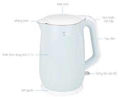 Bình đun siêu tốc Midea 1.7 lít MK-17DC