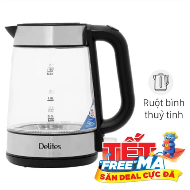 So sánh giá Bình đun siêu tốc Midea 1.7 lít MK-17DC rẻ nhất? - Ảnh 5