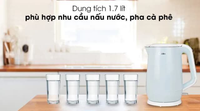 So sánh giá Bình đun siêu tốc Midea 1.7 lít MK-17DC rẻ nhất? - Ảnh 9