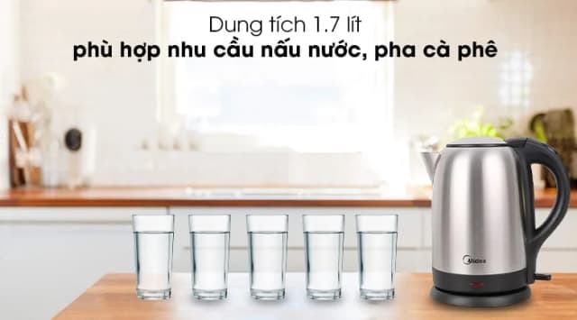 So sánh giá Bình đun siêu tốc Midea 1.7 lít MK-17SS rẻ nhất? - Ảnh 16